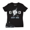 Womens - Chambray 7 God Got Me Shirt -Sneaker Threads Shop womens jordan 7 chambray tee match