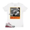 Womens - Retro 3 Cardinal Red Greatest Shirt -Sneaker Threads Shop womens sneaker tee