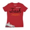 Womens - Cardinal Red 3 Fresh Sneakers Shirt