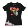 Womens - Cardinal Red 3 Play For Keeps Shirt -Sneaker Threads Shop womens sneaker tees playing for keeps