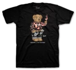 350 Ash Stone Cheers Bear Shirt