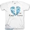 Retro 11 Legend Blue Love Shirt -Sneaker Threads Shop z jordan 11 columbia legend blue tee match
