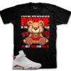 Retro 6 Red Cement Rookie Bear Shirt -Sneaker Threads Shop z jordan 6 red oreo sneaker shirt