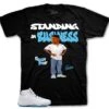 Retro 11 Legend Blue Standing On Business Shirt