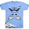 Retro 6 University Blue Raging Face Shirt 1 Retro 6 University Blue Raging Face Shirt -Sneaker Threads Shop z sneaker tees