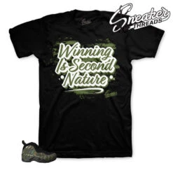 Foamposite Legion Green Second Nature Shirt