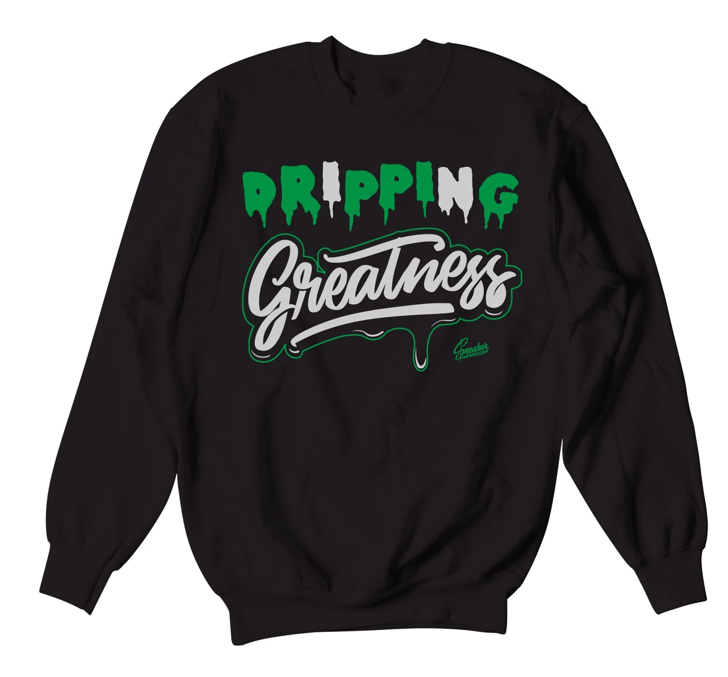 Retro 3 Pine Green Dripping Greatness Sweater 3 Retro 3 Pine Green Dripping Greatness Sweater