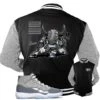 Retro 11 Cool Grey Bull Varsity Jacket -Sneaker Threads Shop zzzzzzz 41ebe4df 45c9 4add 9df2 7e88e6fc8374